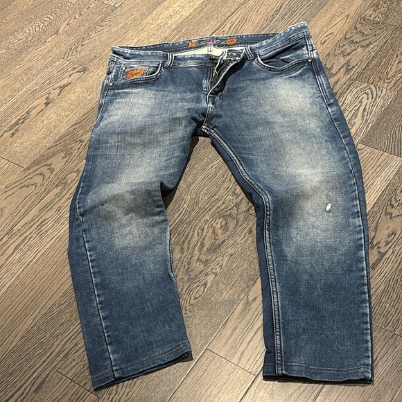 Kenzo Capri denim pants Sz 36 - Picture 3 of 16